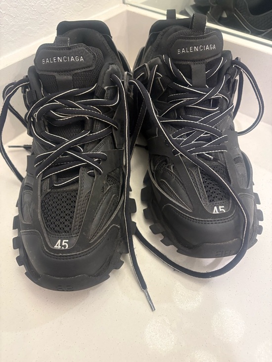 Balenciaga Other - Balenciaga Black Layered Track Trainers with Reflective Trim